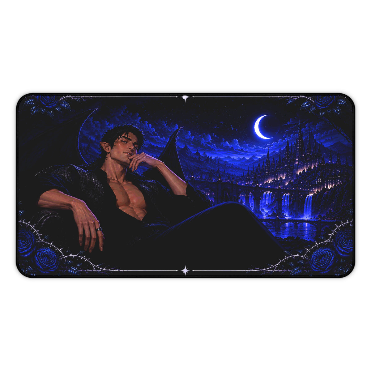 Rhysand-Inspired Desk Mat – High Lord of the Night Court