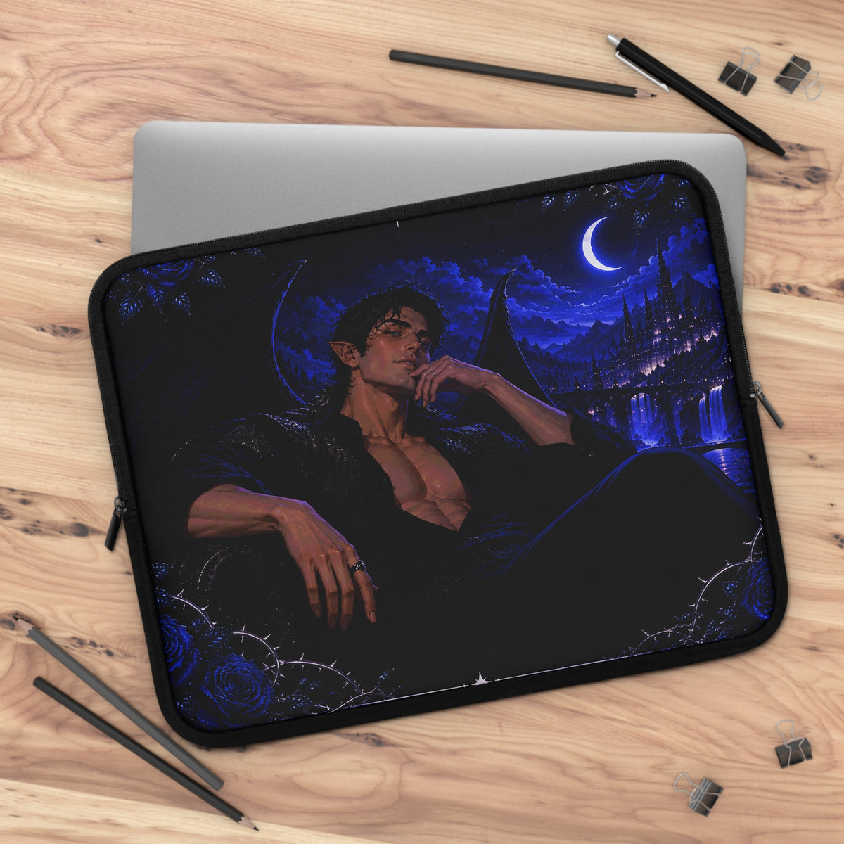 Rhysand’s Night Court Laptop Sleeve | A Court of Thorns and Roses Inspired