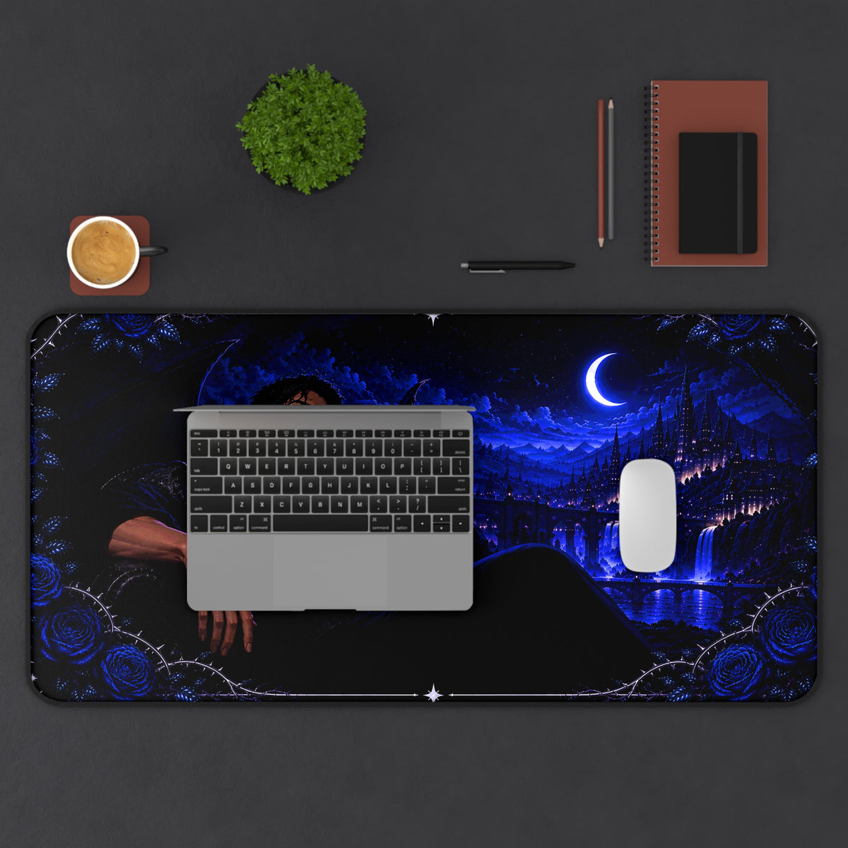 Rhysand-Inspired Desk Mat – High Lord of the Night Court