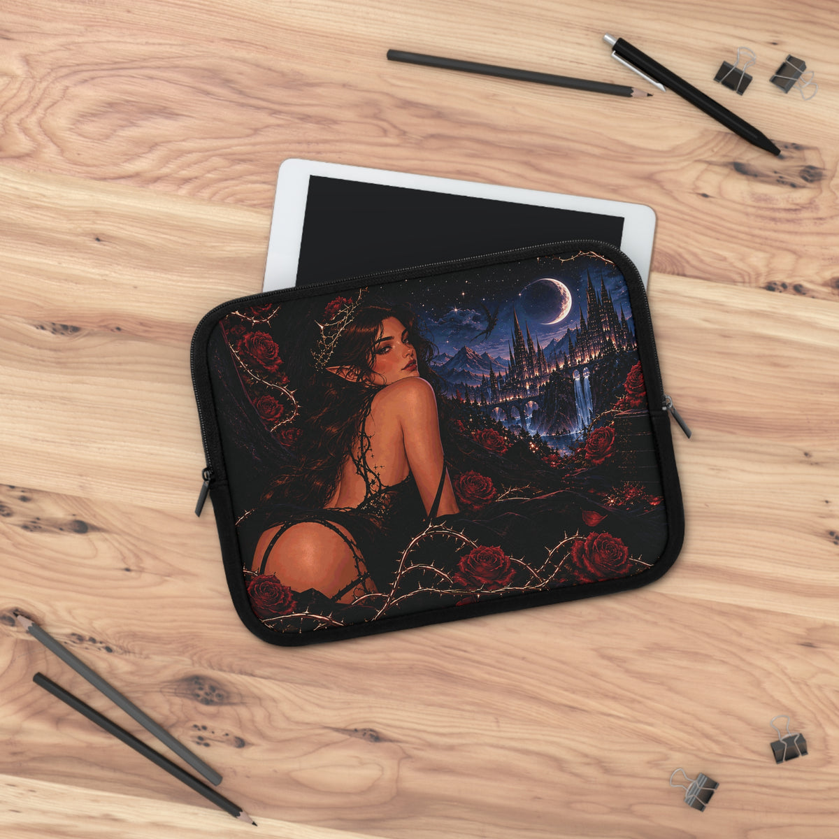 Feyre’s Enchanted Realm – Fantasy Laptop Sleeve