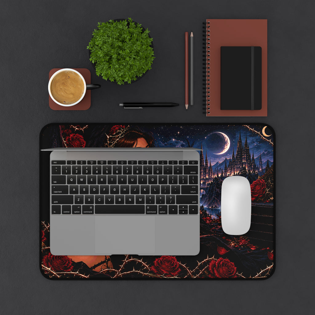 A Court of Thorns & Roses Inspired Feyre Desk Mat 🌹🌙