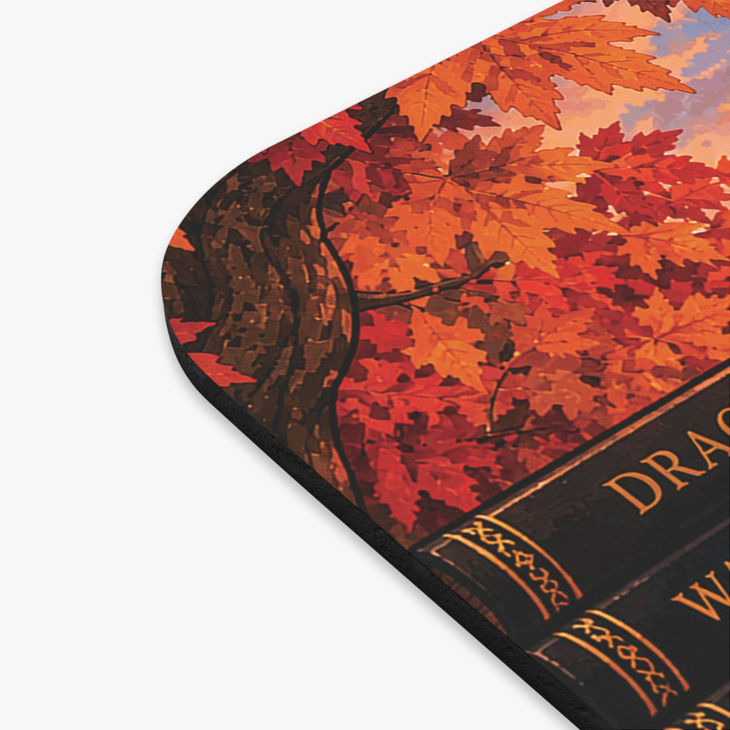 Fourth Wing Inspired Fall Halloween Mouse Pad 🎃🐉