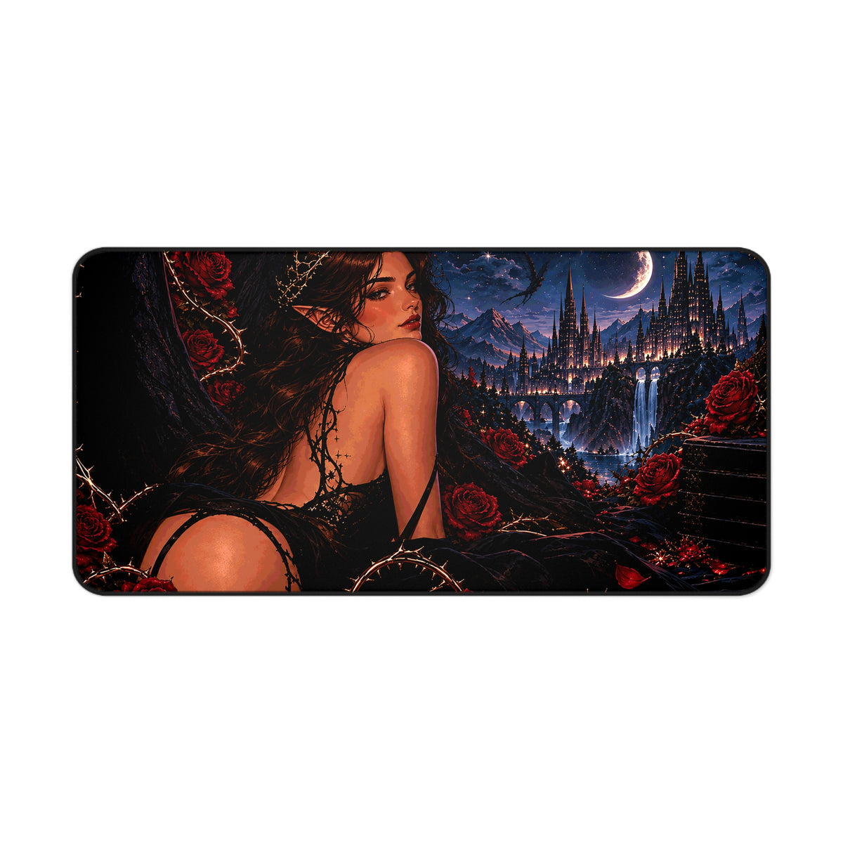 A Court of Thorns & Roses Inspired Feyre Desk Mat 🌹🌙