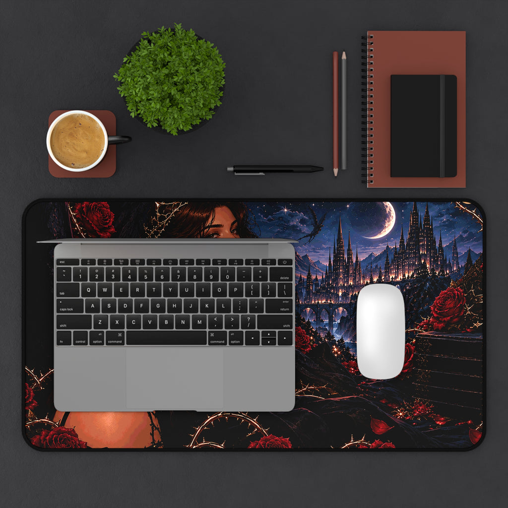 A Court of Thorns & Roses Inspired Feyre Desk Mat 🌹🌙