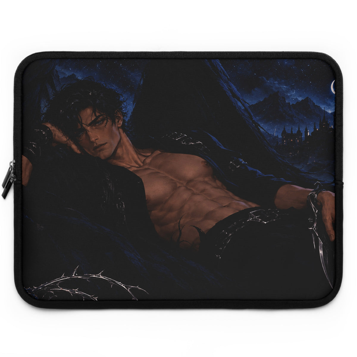 Azriel Shadow Singer Laptop Sleeve – A Court of Thorns and Roses Inspired
