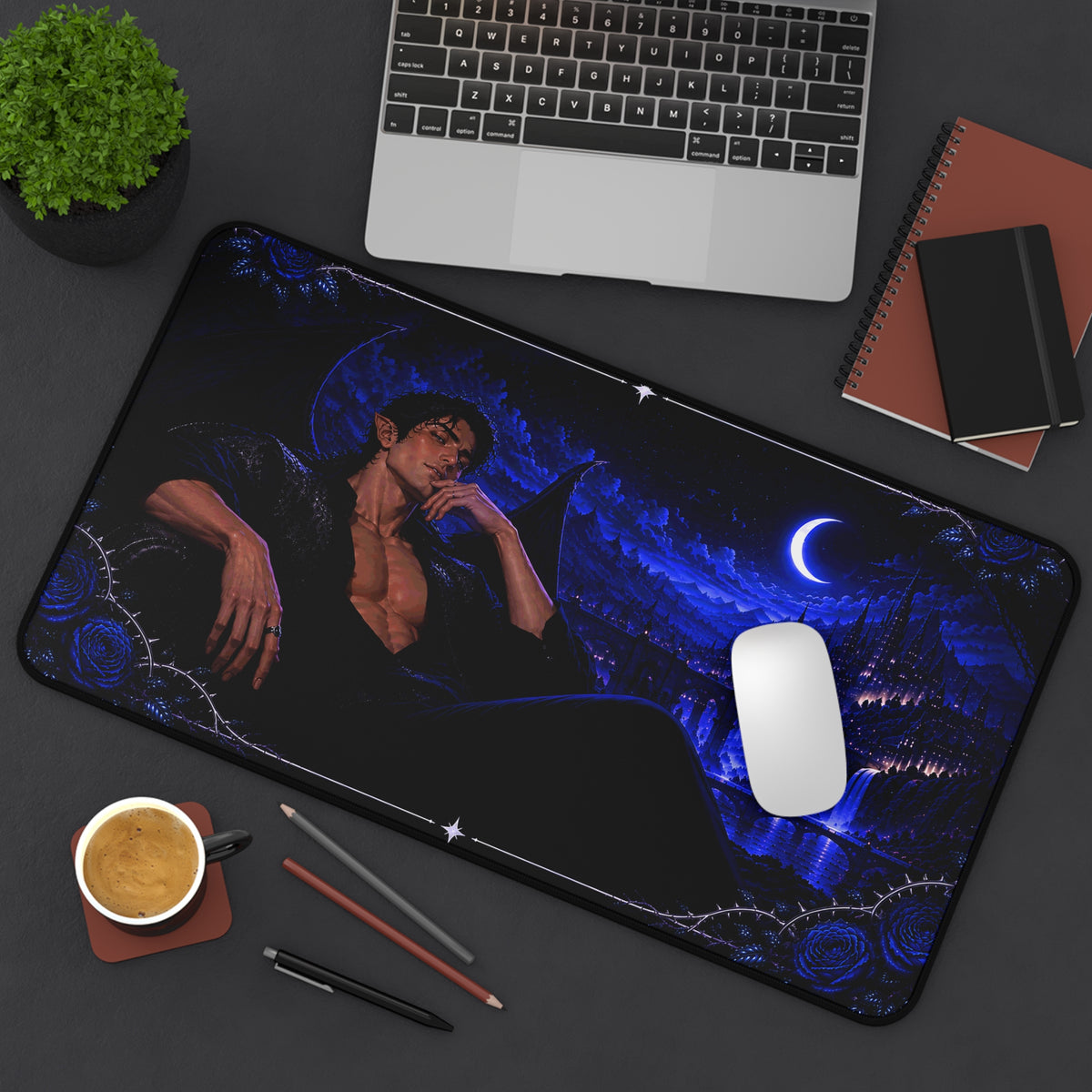 Rhysand-Inspired Desk Mat – High Lord of the Night Court