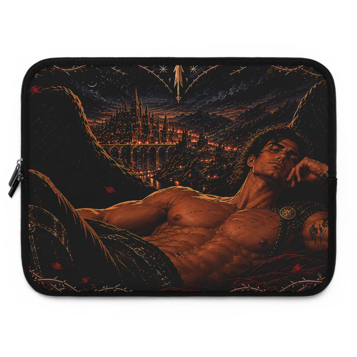 A Court of Thorns and Roses Inspired Cassian Laptop Sleeve 🦇🔥