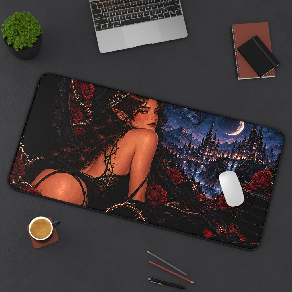 A Court of Thorns & Roses Inspired Feyre Desk Mat 🌹🌙