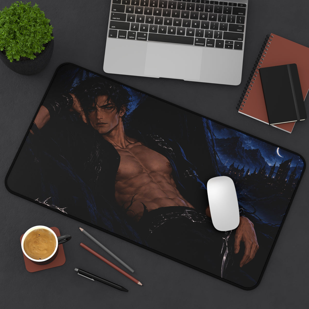 Azriel-Inspired Desk Mat | A Court of Thorns and Roses