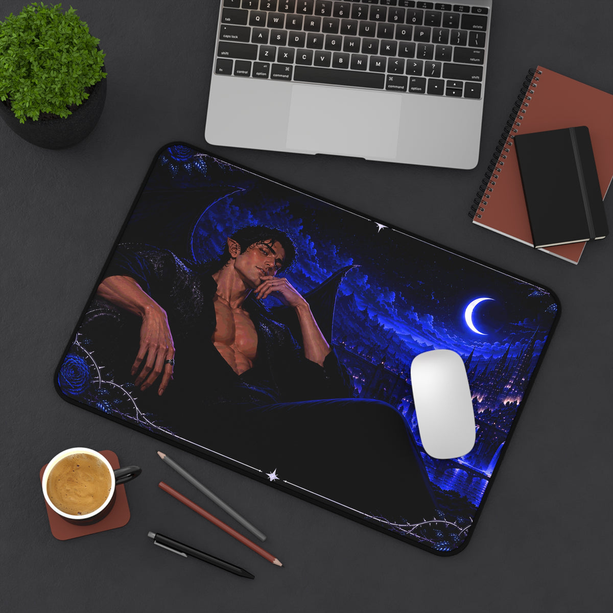 Rhysand-Inspired Desk Mat – High Lord of the Night Court