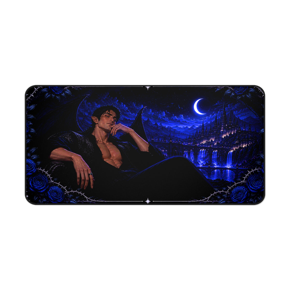 Rhysand-Inspired Desk Mat – High Lord of the Night Court
