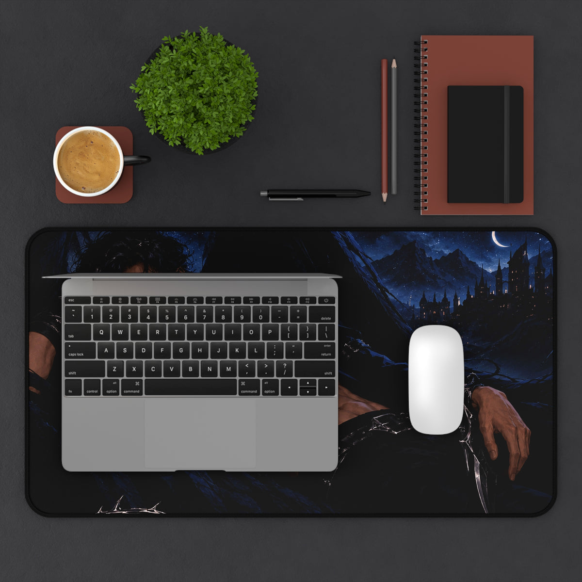 Azriel-Inspired Desk Mat | A Court of Thorns and Roses