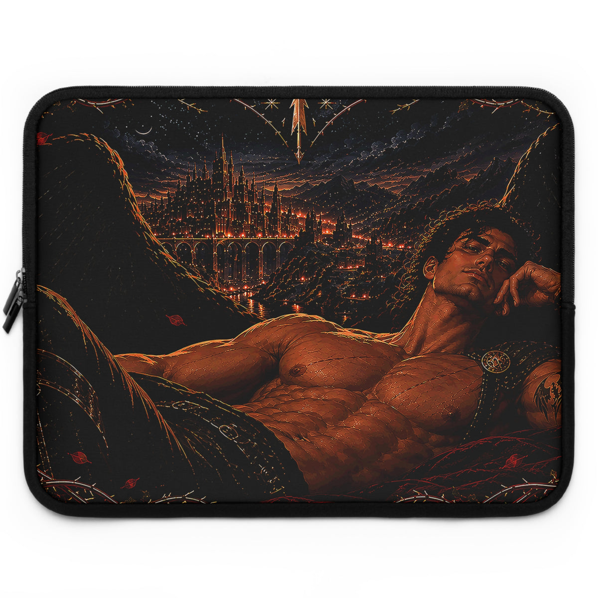 A Court of Thorns and Roses Inspired Cassian Laptop Sleeve 🦇🔥