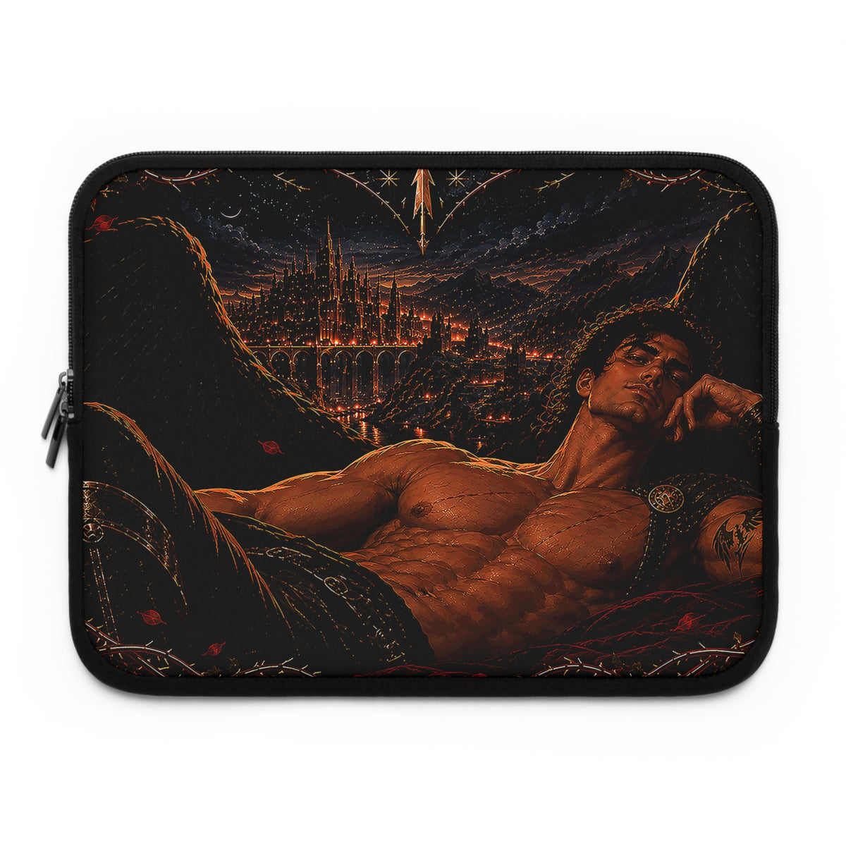 A Court of Thorns and Roses Inspired Cassian Laptop Sleeve 🦇🔥