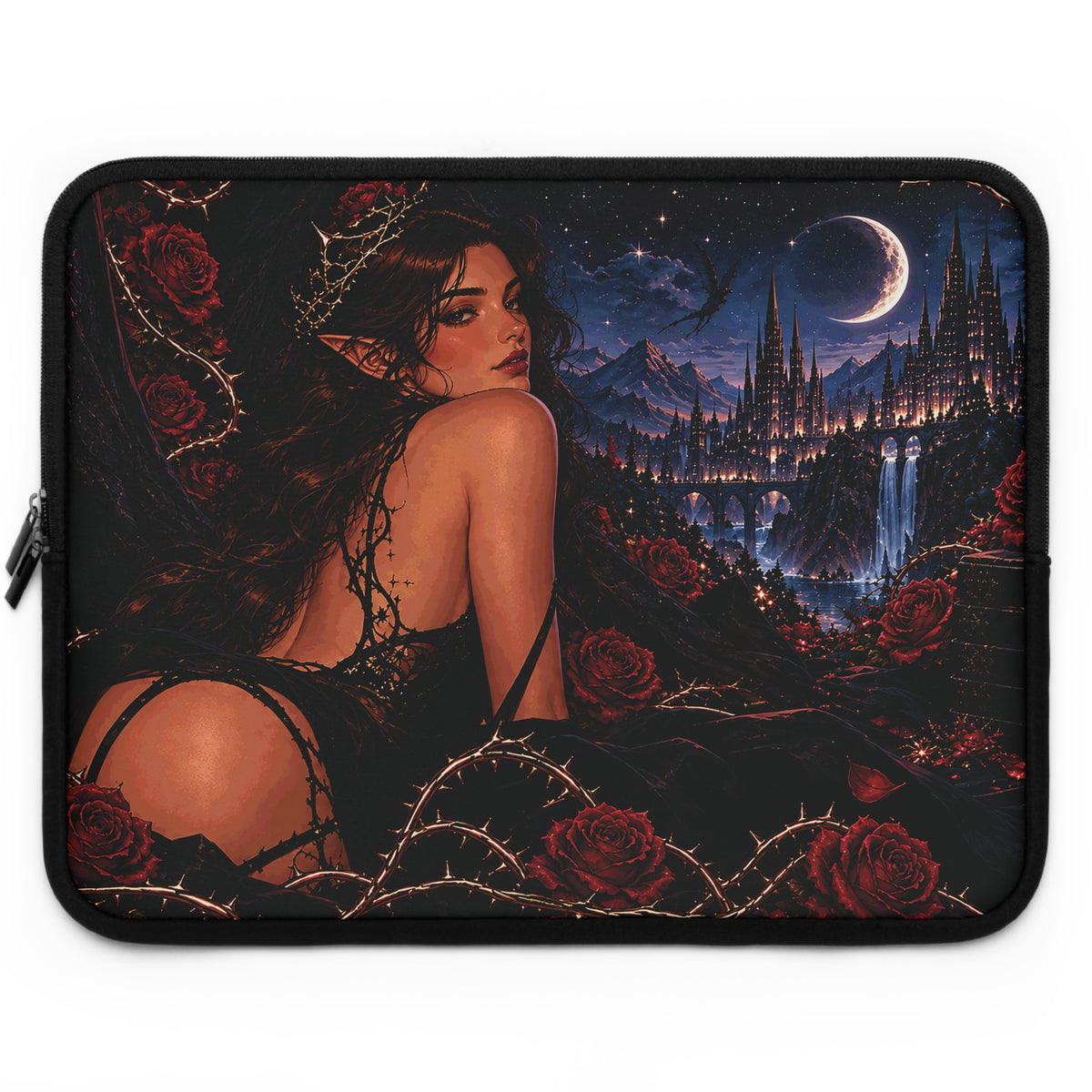 Feyre’s Enchanted Realm – Fantasy Laptop Sleeve