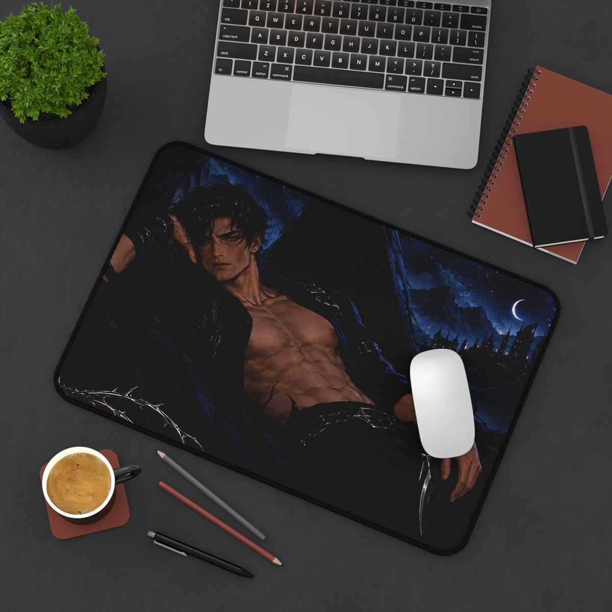 Azriel-Inspired Desk Mat | A Court of Thorns and Roses