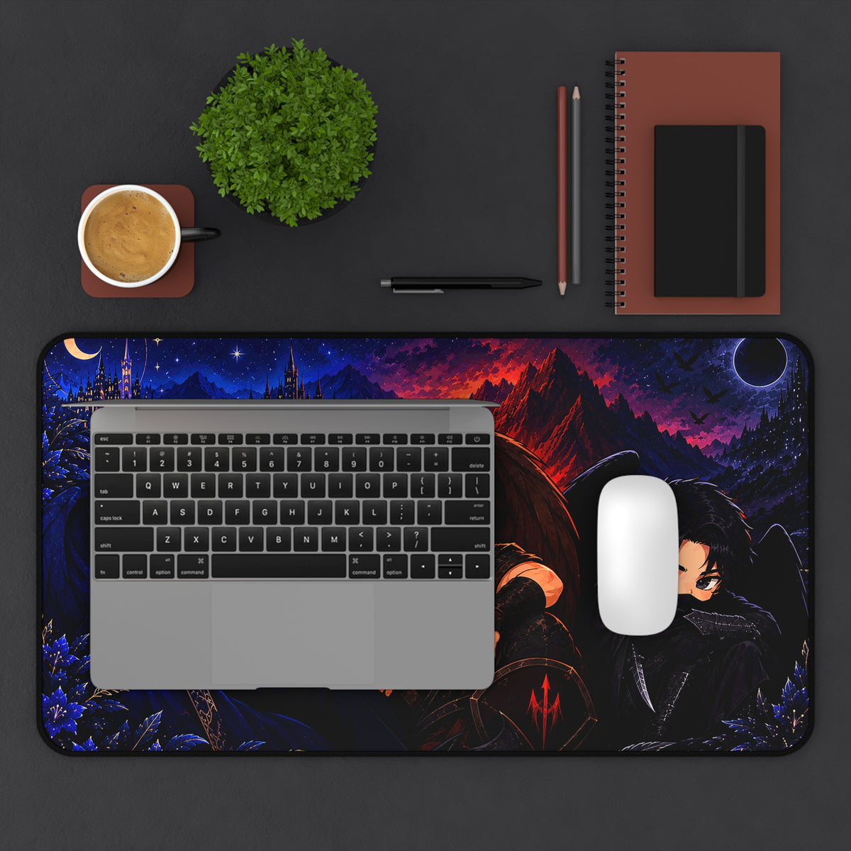 Chibi Court of Dreams Desk Mat – Rhysand, Cassian & Azriel | A Court of Thorns and Roses Inspired